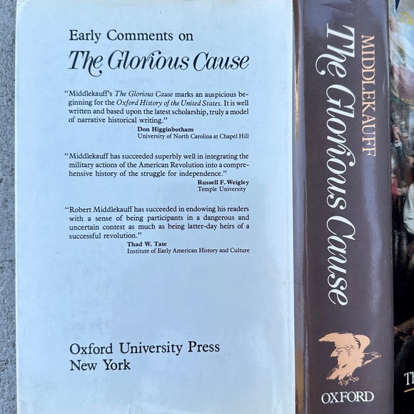 The Glorious Cause The American Revolution Hardback Book - Picture 16 of 16